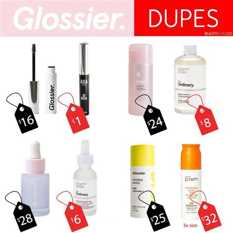 glossier bag dupe|glossier face wash dupe.